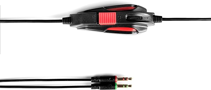 PC Kopfhörer / Gaming Headset Modecom MC-829 Volcano Alien schwarz/rot