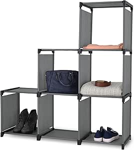 DOMO PAK LIVING ** Aufbewahrungsregal ** Regal mit 6 Fächern ** 106x30x110cm ** Neuware