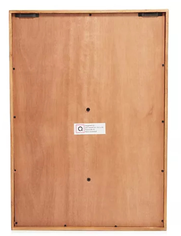 ABELLA Arte (QVC) Wand-Bild Motiv aus Holz gerahmt 34,5x49cm