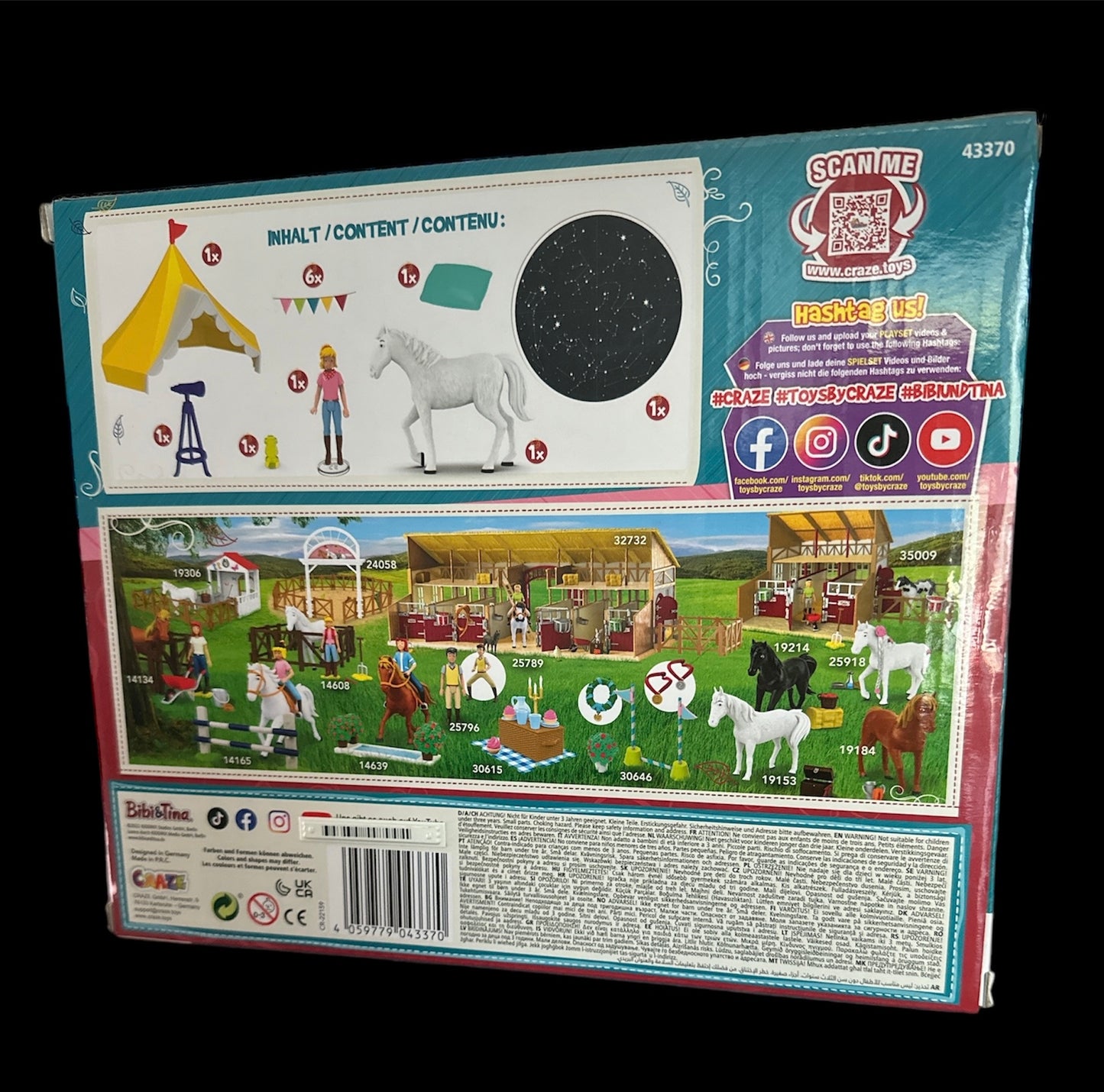 Bibi & Tina Zeltausflug-Set * Camp & Star Set (Craze 43370) Neuware ungeöffnet!