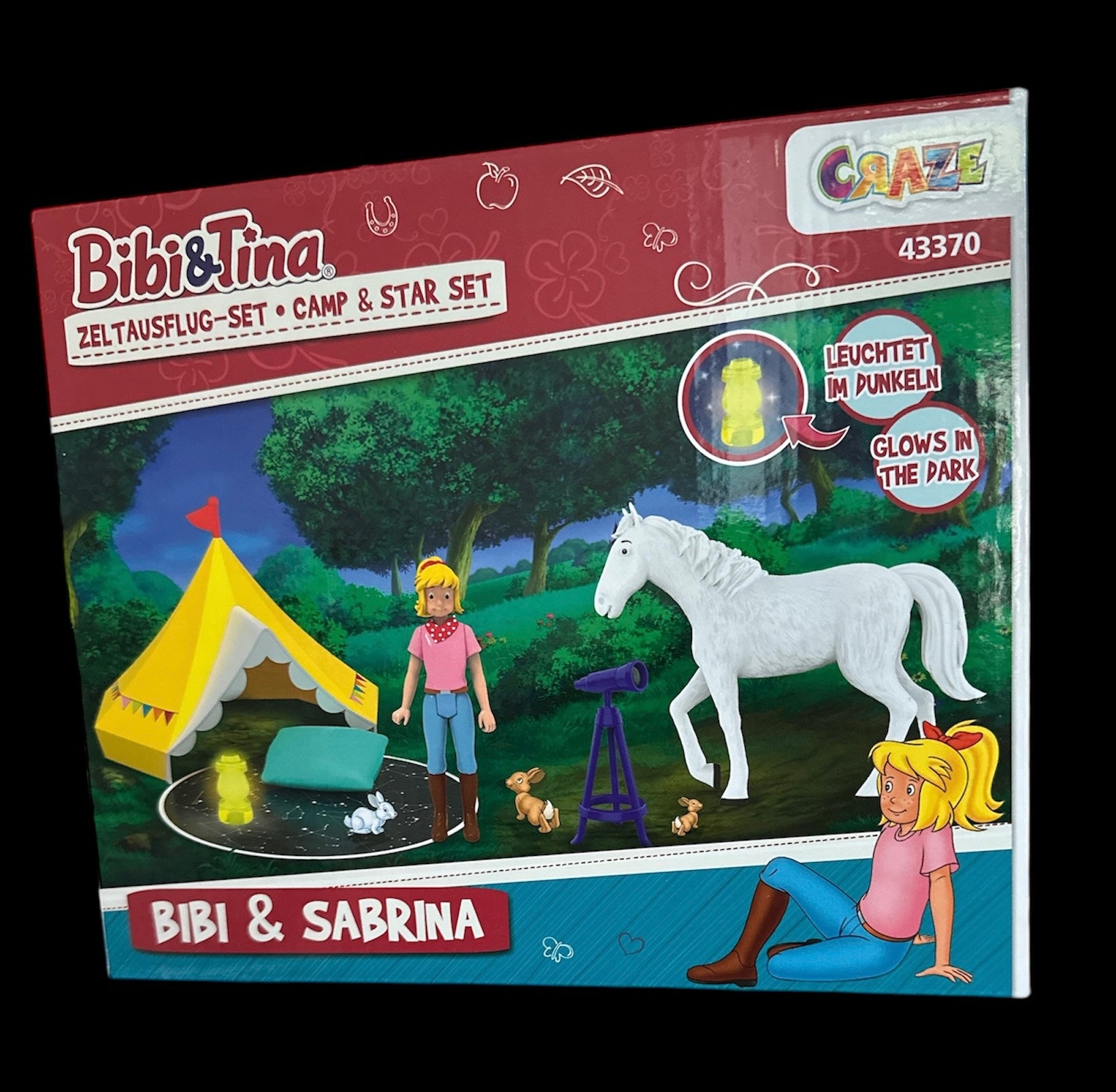 bibi und tina zelten Bibi & Tina Zeltausflug-Set * Camp & Star Set (Craze 43370) Neuware un – Schnapper-Preise