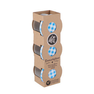 Marmeladenglas / Einmachglas S6 Transparent 230ml 8,5 Cm