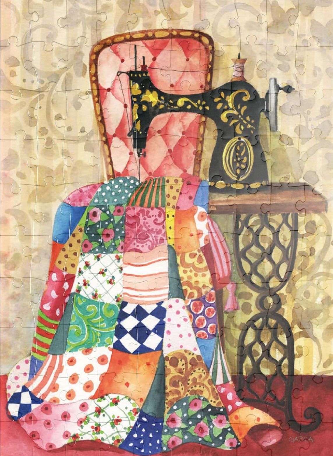 Weltbild Diamond Painting "Nähmaschine" 40x50cm * Artikelnummer: 152226775