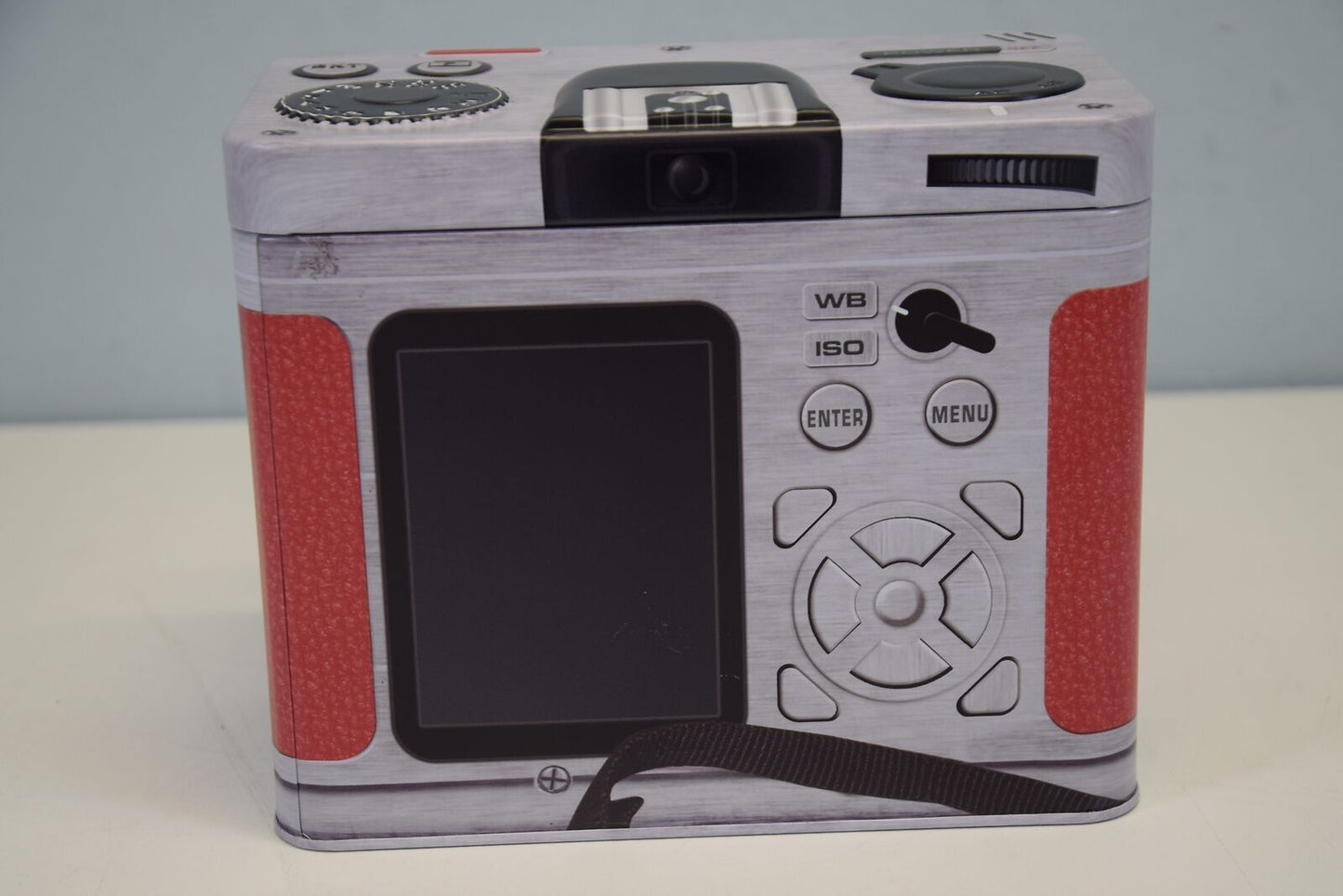 Metall Dose in Form einer 3D Kamera Tin Box B18xH14,5xT10,5cm