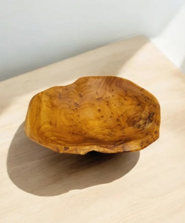 Holzschale "Unica"Naturprodukt Holzschale „Unica“ aus Kiefernwurzel Obstschale