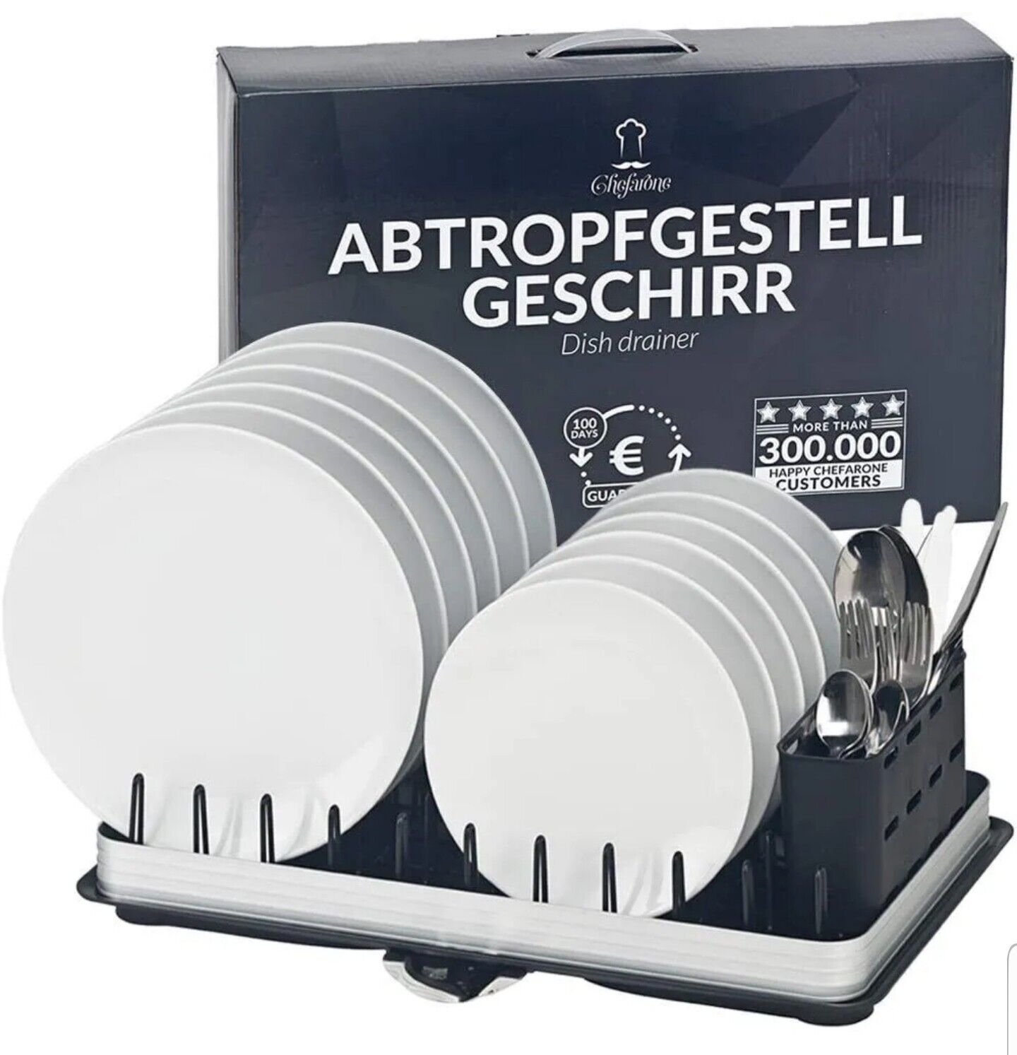 Chefarone Abtropfgestell Geschirr