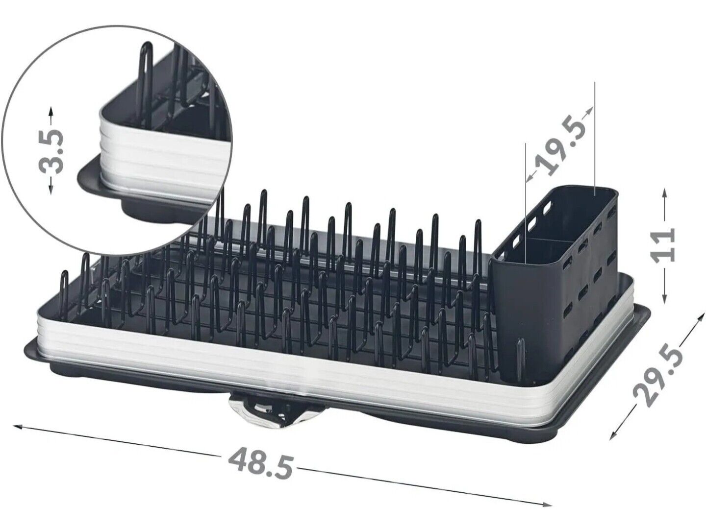 Chefarone Abtropfgestell Geschirr