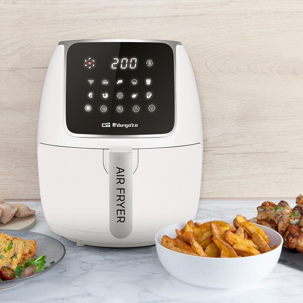 Orbegozo AFC 4500 Ölfreie Heißluftfritteuse, 1500 W, 4 L - Weiß