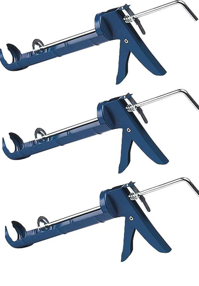 3x CEYS 506102 Silikonpistole, Blau * Neuware *