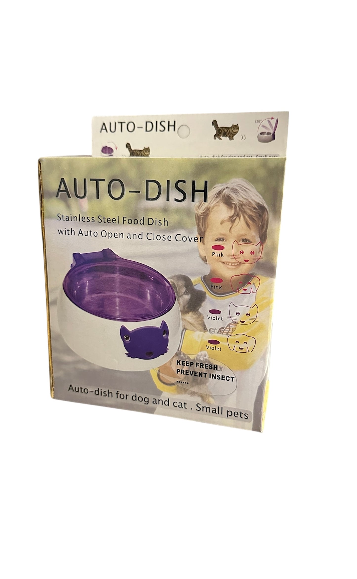 🐾 Auto-Dish Edelstahl Futternapf mit automatischem Deckel – für Hunde, Katzen & Kleintiere * UVP: 37,90€