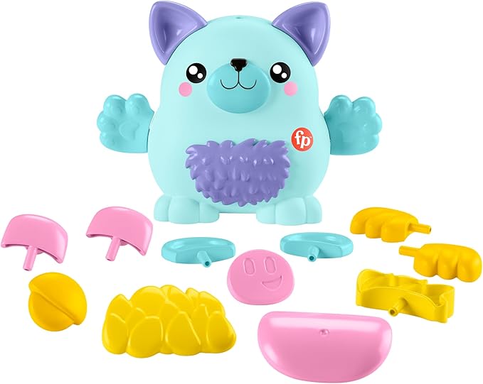 Fisher-Price Spielzeug für Kinder im Kindergartenalter FP Pets Tier zum Kombinieren, kreatives Bauset mit 18 Teilen zum Rollenspiel für Kinder ab 3 Jahren, HXP18