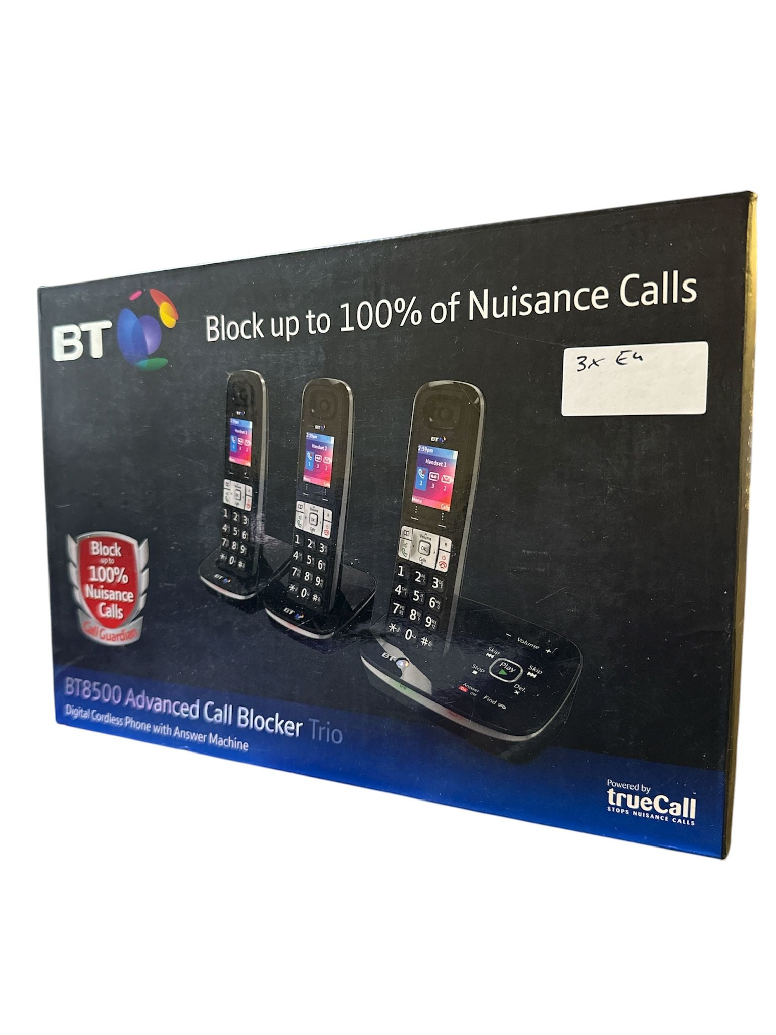 BT BT8500 Trio DECT-Telefon mit Anrufbeantworter BT8500TRIO