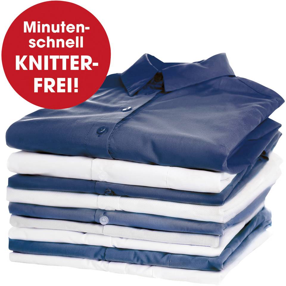 CleanMaxx 00384 Hemdenbügler – Perfekt gebügelte Hemden in Minuten (1800 W, Weiß)