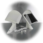 REV Mc SENSOR Solarlampe für außen, LED Strahler mit Bewegungsmelder, Aussenleuchte, 3W, 250lm, weiss