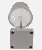 LED Tisch-Lampe * 3 Helligkeitsstufen mit USB-Kabel & Akku * grau  im Geschenkkarton