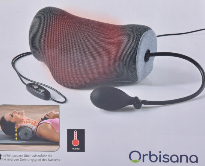 Orbisana Nackenstrecker Massage Wärme 3 Stufen 45-50-55°C Nackenmassage