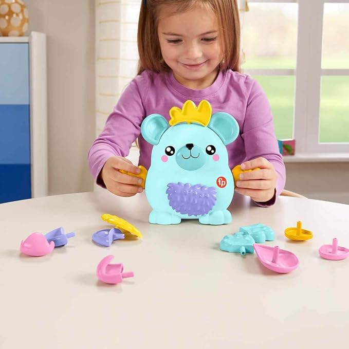 Fisher-Price Spielzeug für Kinder im Kindergartenalter FP Pets Tier zum Kombinieren, kreatives Bauset mit 18 Teilen zum Rollenspiel für Kinder ab 3 Jahren, HXP18
