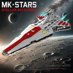 Mould King 21074 Venator-Klasse Republic Attack Cruiser – Baustein-Set mit 1.320 Teilen