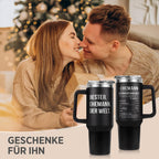 Thermobecher 1,2 L für den Ehemann – Das besondere Geschenk zum Vatertag, Hochzeitstag oder Geburtstag