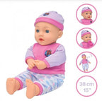 Lexibook Interactive Baby Doll 37cm Power Baby Lina (B-Ware Produkt Neu / Kartonage kann leicht beschädigt sein)