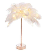 LED-Stimmungsleuchte "Federn" Deko LED Dekoration Licht Beleuchtung Rosegold von Weltbild