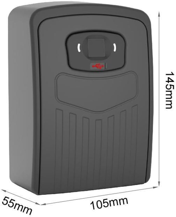 Smart Schlüsselbox mit Fingerabdruck & Tuya App – Wetterfester Elektronischer Schlüsselsafe für Innen & Außen