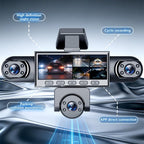 4K 5-Kanal Dashcam mit 360° Rundumblick – Frontkamera + 4 Zusatzkameras | 3,18" IPS-Display | Nachtsicht | Parküberwachung