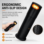 E-Scooter Blinker mit Lenkergriffen – LED Blinklicht Set mit kabelloser Fernbedienung | USB wiederaufladbar | Universell