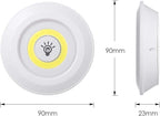 3er-Set LED-Schrankleuchten mit Fernbedienung – Flexibles Licht für Ihr Zuhause