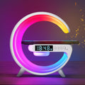 Intelligente 4-in-1 LED-Nachttischlampe mit Bluetooth-Lautsprecher & kabelloser Ladestation