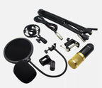 BM 800 Kondensator Microphone Mikrofon Kit Komplett Set für Live Studio Aufnahme Set