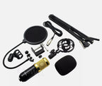 BM 800 Kondensator Microphone Mikrofon Kit Komplett Set für Live Studio Aufnahme Set