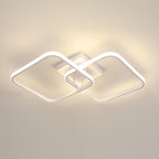 Große LED Deckenleuchte 65 cm – Modernes Quadratisches Design, Kaltweißes 6500K Licht und Gleichmäßige Raumausleuchtung