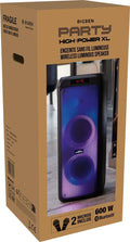 BIGBEN PARTY Speaker XL – 600 W Bluetooth-Lautsprecher | LED | Karaoke | 2 Mikrofone | Tragbar