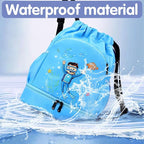 Schwimmtasche Rucksack für Kinder – Wasserdichter Sportbeutel mit Schuhfach | Turnbeutel für Mädchen & Jungen