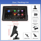 Hodozzy 7" Wireless CarPlay &amp; Android Auto Display – Touchscreen Autoradio