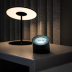 Designer Digitalwecker mit Nachtlicht, Zwei Weckzeiten, Schlummerfunktion uvm. * Schwarz * Neuware