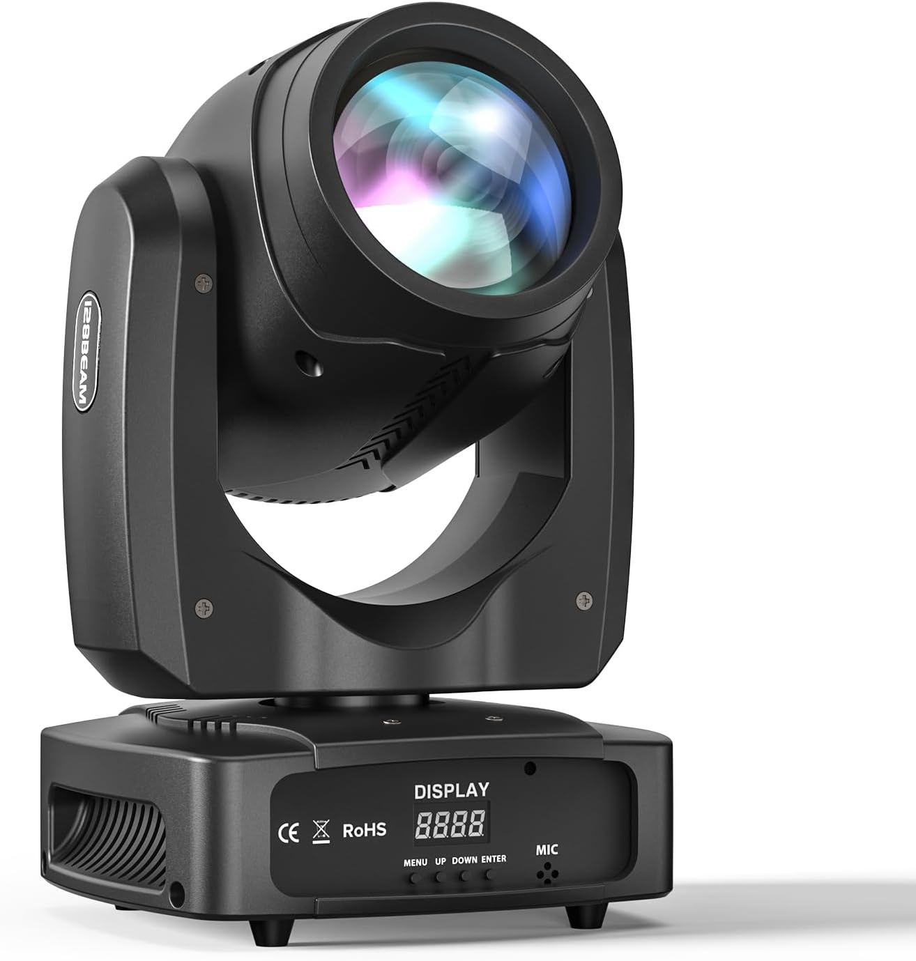 150W Mini Moving Head LED Spot Beam DMX512 – Profi Bühnenlicht mit Prisma | 11/13 Kanäle