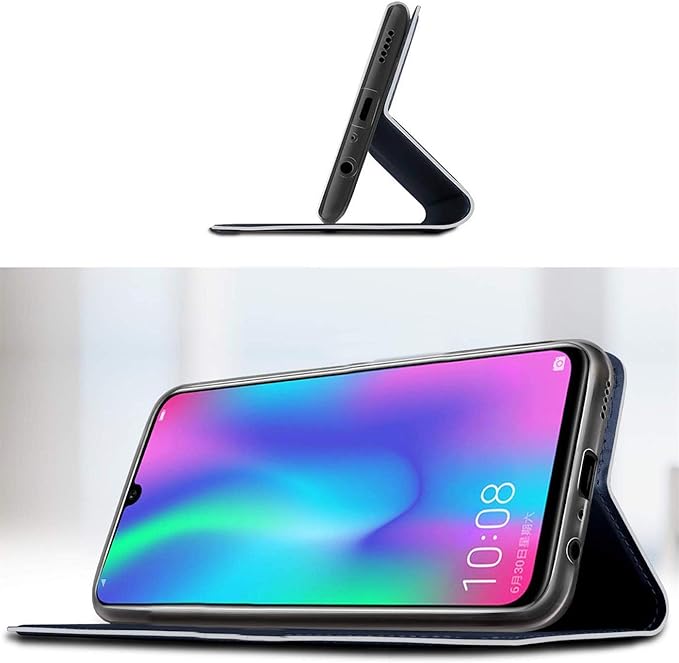 Handyhülle für Huawei P40 Pro, Premium Handy Flip Cover für Huawei P40 Pro Hülle Book Case PU Leder Tasche, Blau