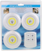 3er-Set LED-Schrankleuchten mit Fernbedienung – Flexibles Licht für Ihr Zuhause