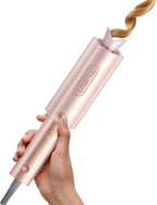TYMO CURLPRO Plus Automatischer Lockenstab 25 mm – Beach Waves & Große Locken | Keramik | Anti-Verbrennung | Gold/Rosé