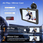 Hodozzy 7" Wireless CarPlay &amp; Android Auto Display – Touchscreen Autoradio
