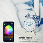 WIFI RGB LED Terrassen-Einbaustrahler – 10er Set | Smarte Akzente für Innen & Außen