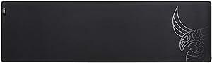 L33T E-Sports Gaming Mauspad (XXL) 920 x 294 x 4 mm (extradick), rutschfreie Unterseite für mehr Stabilität, Hochwertige Textiloberfläche, vernähten Kanten, Gute Gleiteigenschaften, Größe XXL