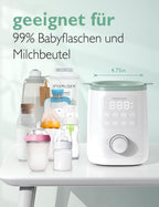 Momcozy MW02 9-in-1 Flaschenwärmer – Schnelles und präzises Erwärmen für Milch & Babykost