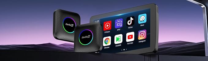 CARLINKIT TBOX Ambient LED Android 13 | Carplay & Android Auto | 8GB / 128GB