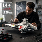 Mould King 21074 Venator-Klasse Republic Attack Cruiser – Baustein-Set mit 1.320 Teilen