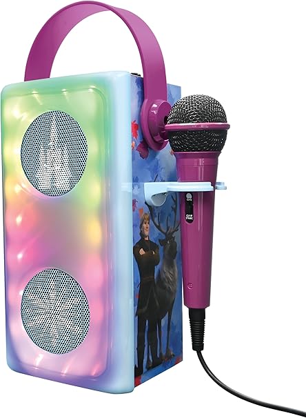 Lexibook, Frozen, Wireless Bluetooth® Speaker mit  Mikrophone, Multicolor Licht effekte, SD/TF Card Slot,  (B-Ware) Gerät NEU &/ Karton kann leicht beschädigt sein)