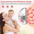 2er Set Elektrische Freihand-Milchpumpe – Doppelmilchpumpe | 4 Modi | 12 Saugstufen | Leise | Anti-Überlauf | Wiederaufladbar