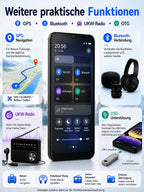 INVENS Note TK01 Smartphone ohne Vertrag – 6,52 Zoll HD+, 7 GB RAM + 32 GB Speicher, 4G LTE, Dual SIM, Android 12 – Blau